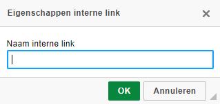 Een anker/interne link aanmaken in het CMS.