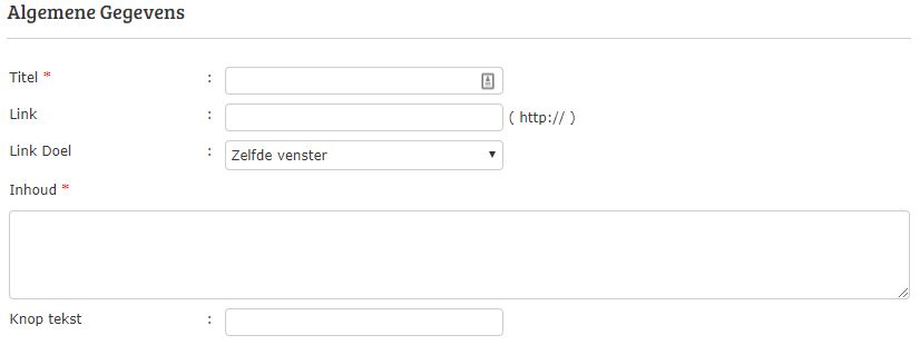Startblokken toevoegen aan jouw website