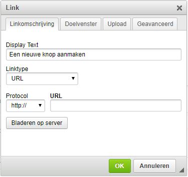 Een link aanmaken in het CMS van Websteen