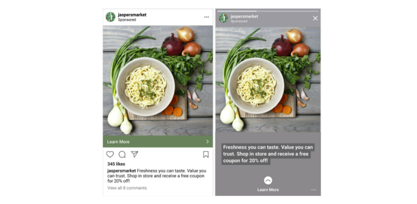 Voorbeeld advertentie Instagram | Websteen Voorbeeld advertentie Instagram | Websteen